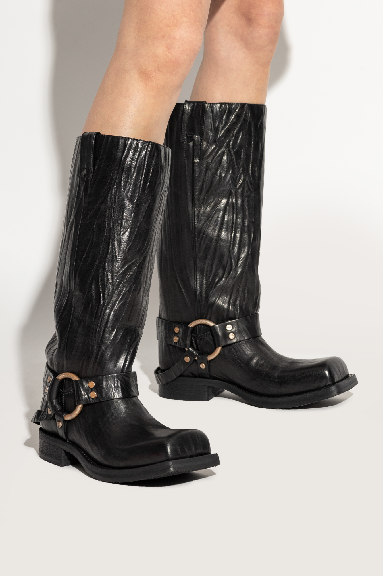 Acne lace up boots hotsell